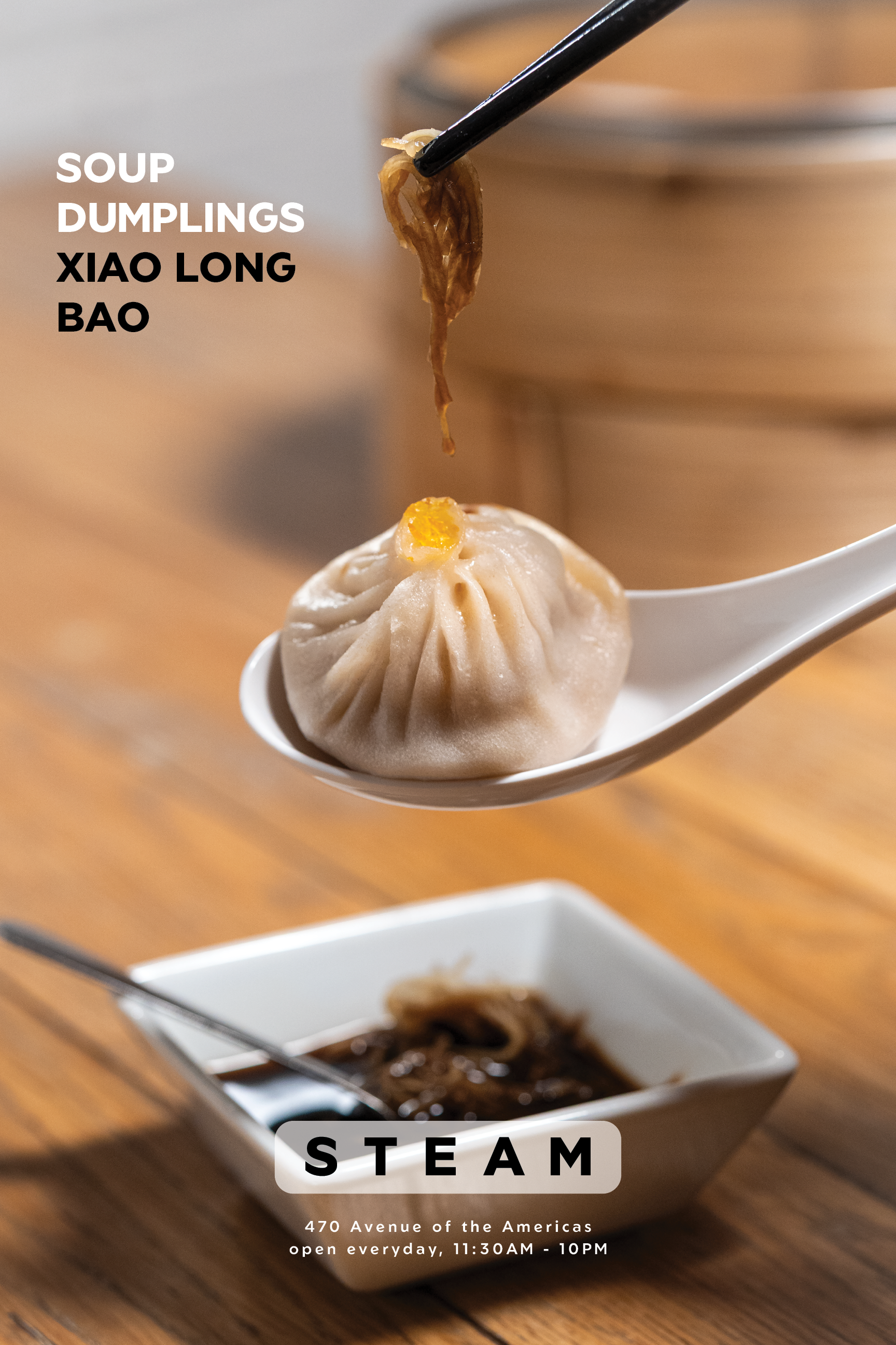 soup dumplings xiao long bao poster